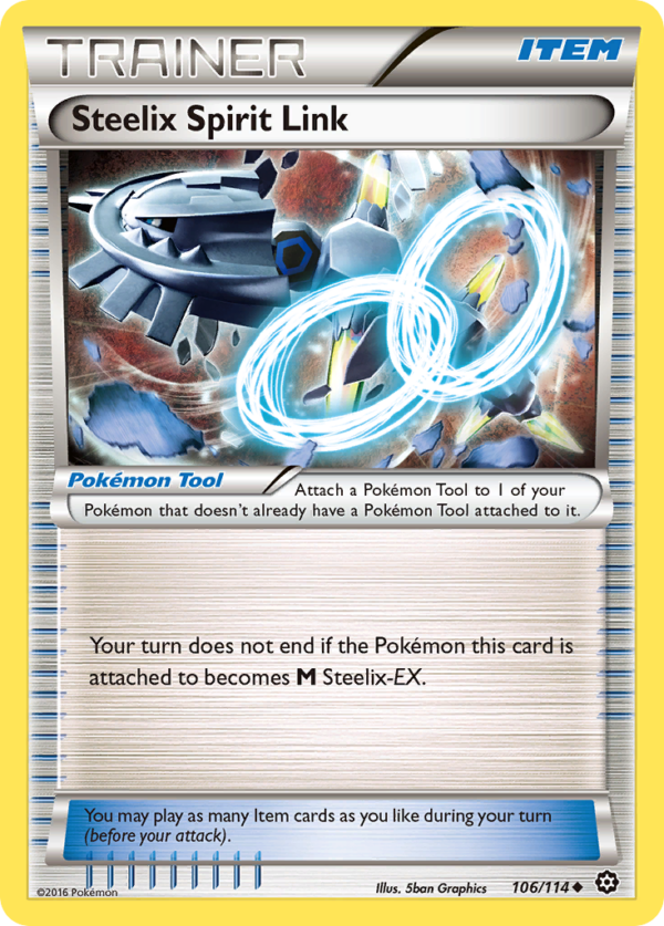 106/114 Steelix Spirit Link Uncommon Steam Siege