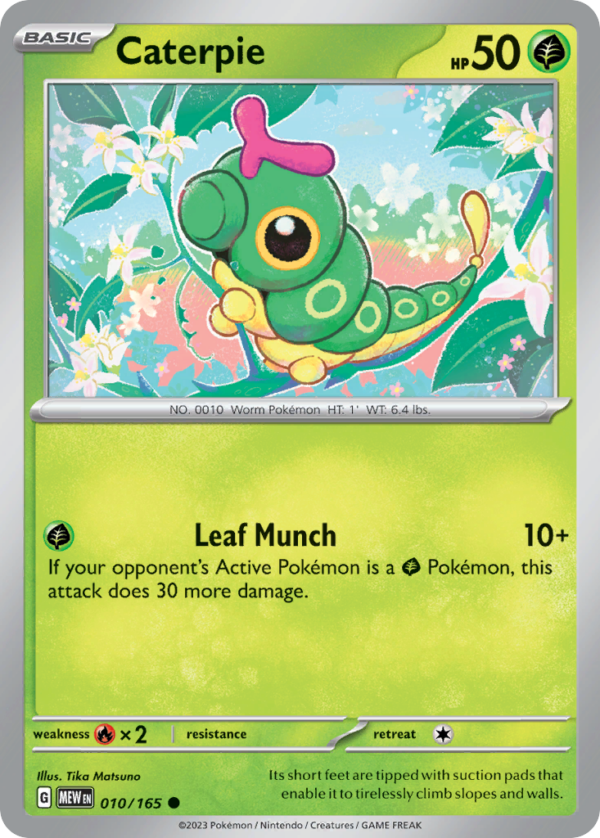 10/165 Caterpie Common 151