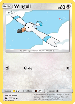 111/168 Wingull Celestial Storm Common