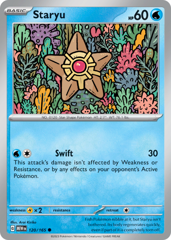 120/165 Staryu Common 151