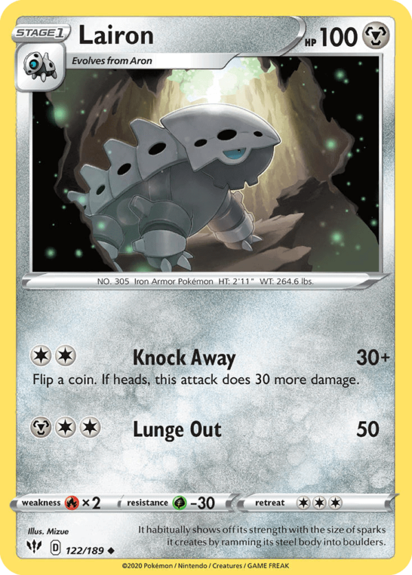 122/189 Lairon Uncommon Darkness Ablaze