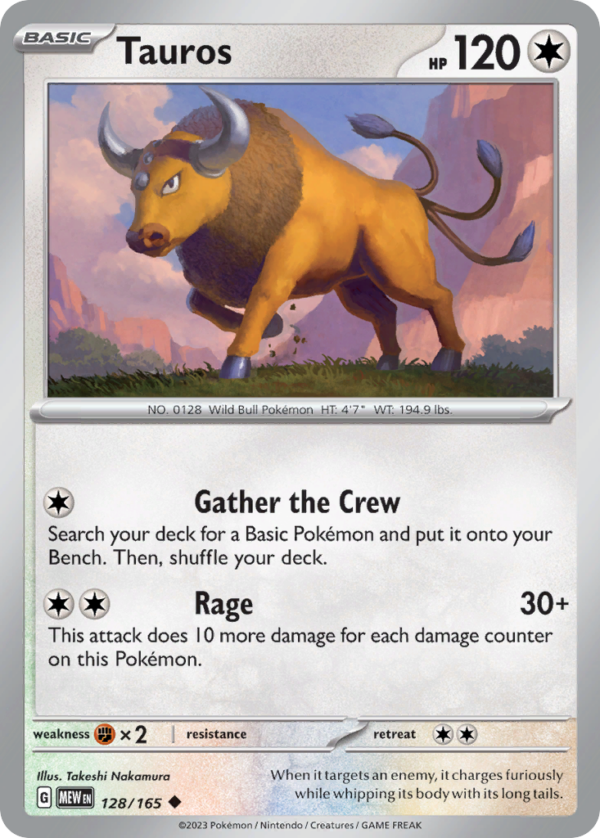 128/165 Tauros Uncommon 151