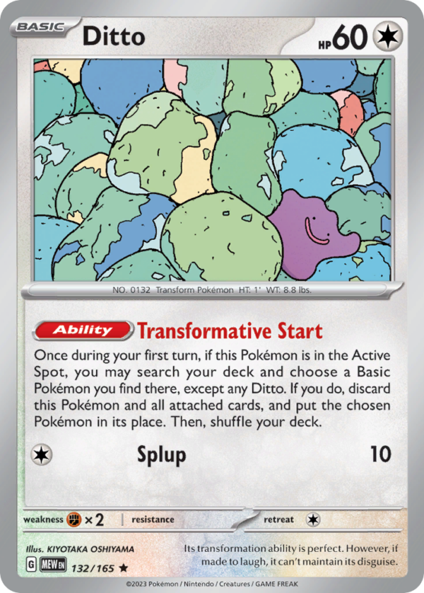132/165 Ditto Rare 151