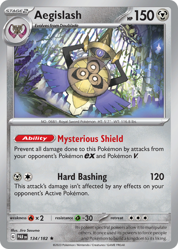 134/182 Aegislash Rare Paradox Rift