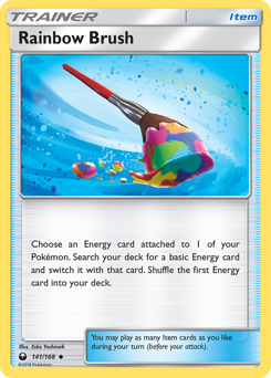141/168 Rainbow Brush Celestial Storm Uncommon