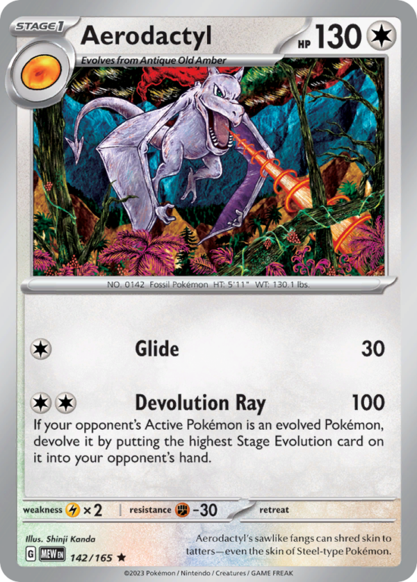 142/165 Aerodactyl Rare 151