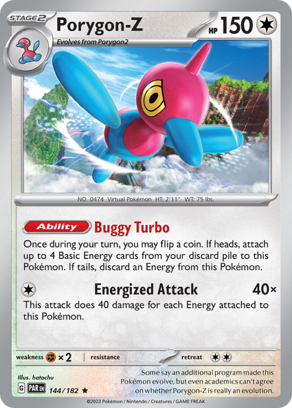 144/182 Porygon-Z Rare Paradox Rift