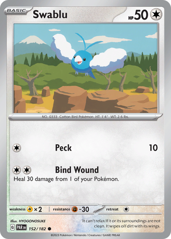 152/182 Swablu Common Paradox Rift