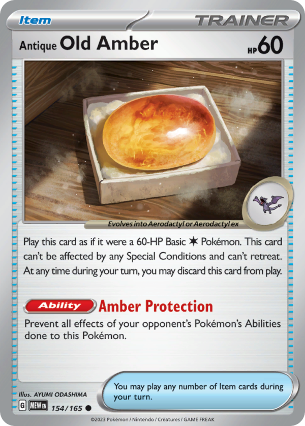 154/165 Antique Old Amber Common 151