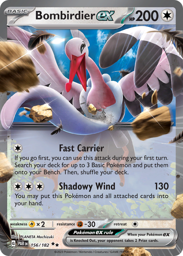 156/182 Bombirdier ex Double Rare Paradox Rift