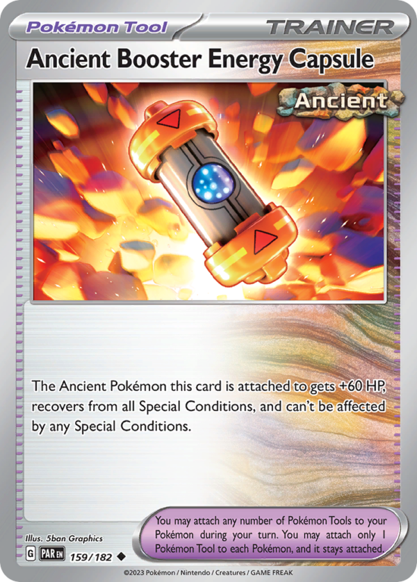 159/182 Ancient Booster Energy Capsule Uncommon Paradox Rift