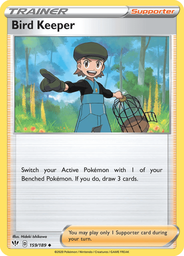 159/189 Bird Keeper Uncommon Darkness Ablaze