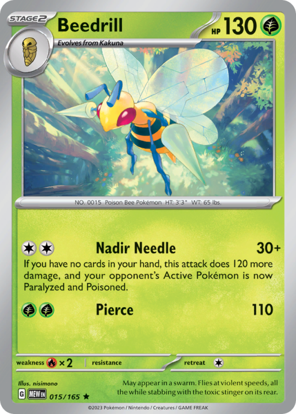 15/165 Beedrill Rare 151