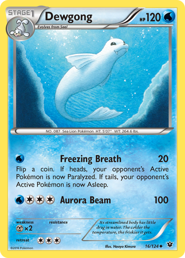 16/124 Dewgong Uncommon Fates Collide