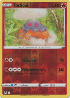 23/196 Torkoal Uncommon Lost Origin Reverse Holo