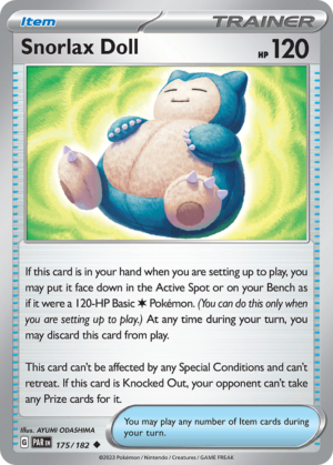 175/182 Snorlax Doll Uncommon Paradox Rift