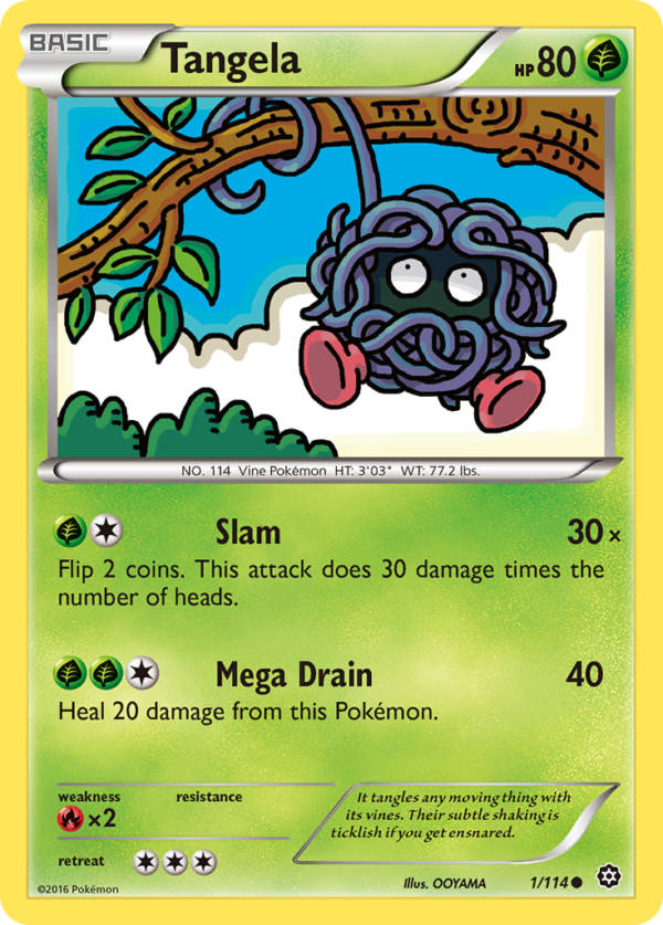 1/114 Tangela Common Steam Siege