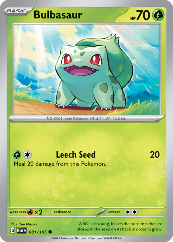 1/165 Bulbasaur Common 151