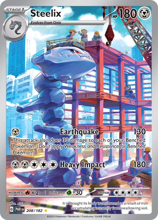 208/182 Steelix Illustration Rare Paradox Rift