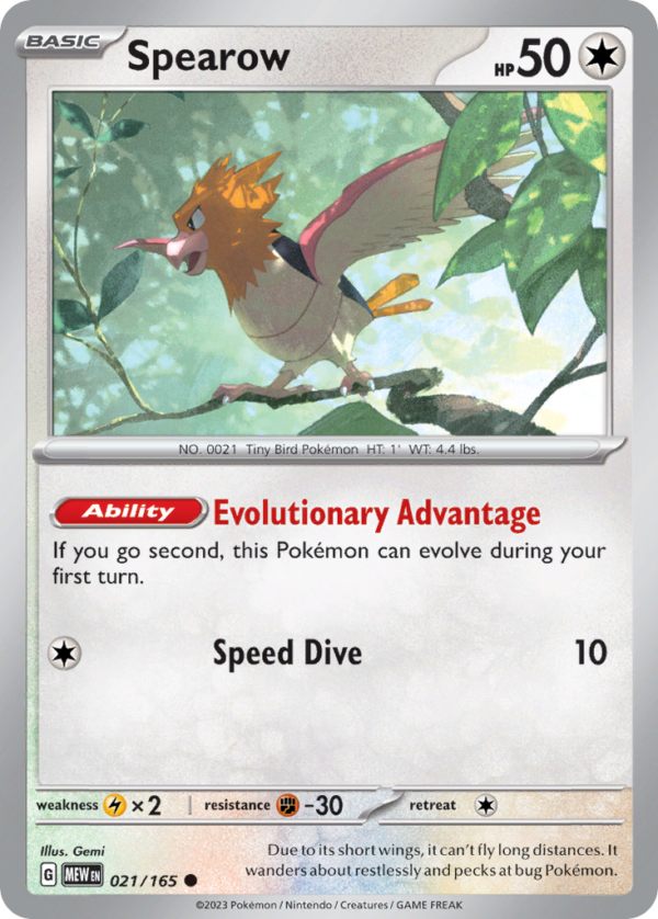 21/165 Spearow Common 151