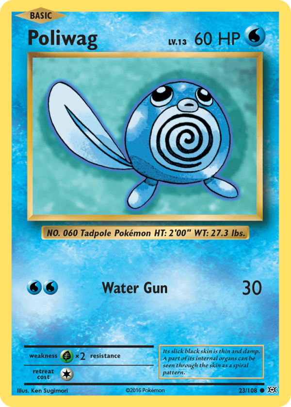 23/108 Poliwag Common Evolutions