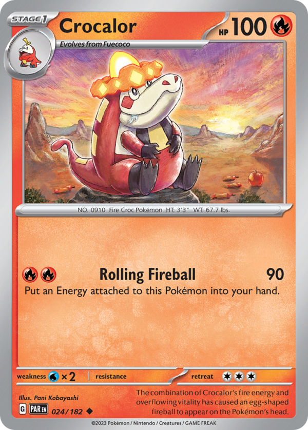 24/182 Crocalor Uncommon Paradox Rift