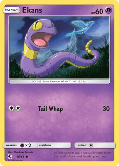 26/68 Ekans Common Hidden Fates