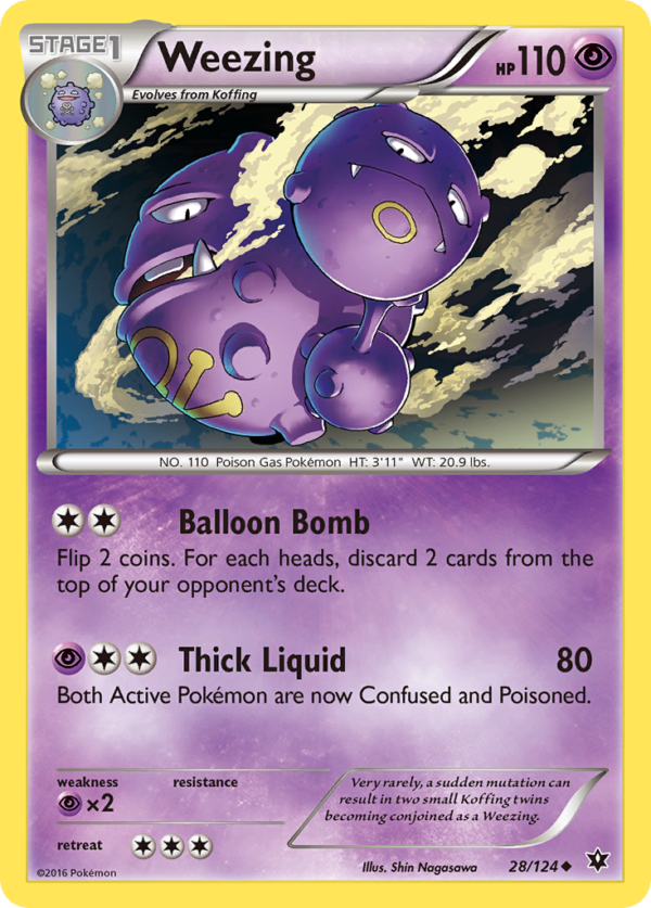 28/124 Weezing Uncommon Fates Collide