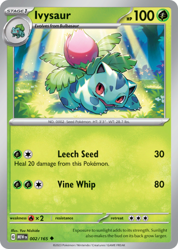 2/165 Ivysaur Uncommon 151