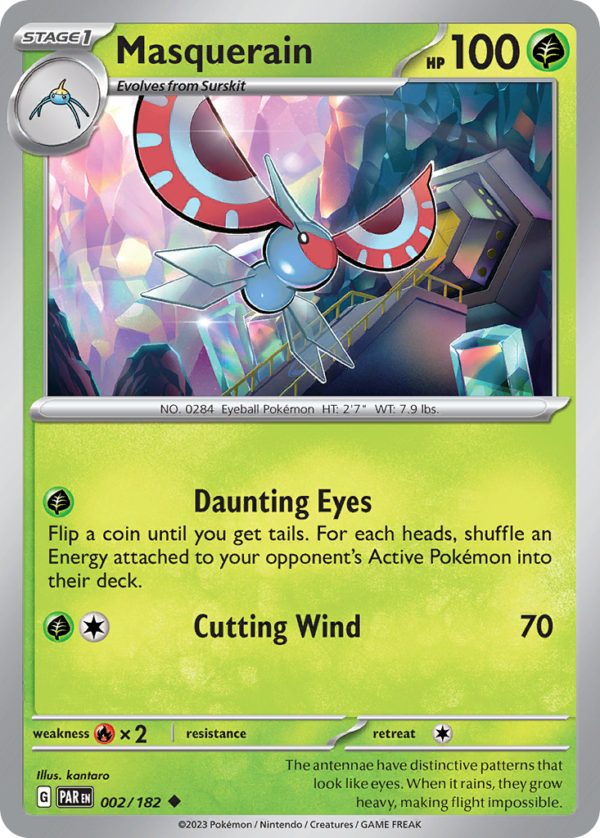 2/182 Masquerain Uncommon Paradox Rift