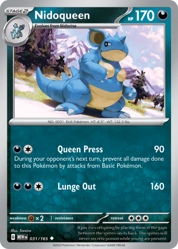 31/165 Nidoqueen Uncommon 151