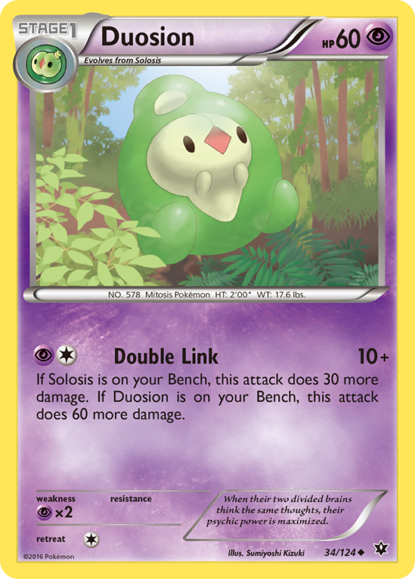 34/124 Duosion Uncommon Fates Collide