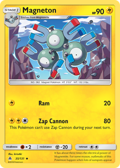 35/131 Magneton Forbidden Light Uncommon