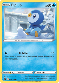 35/172 Piplup Common Brilliant Stars