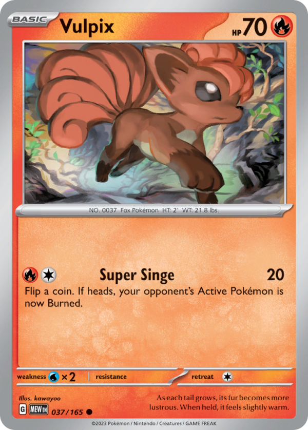 37/165 Vulpix Common 151