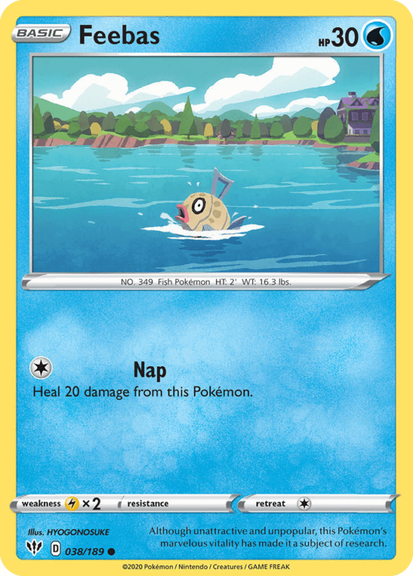 38/189 Feebas Common Darkness Ablaze
