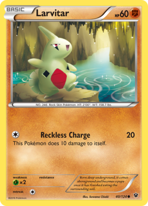 40/124 Larvitar Common Fates Collide