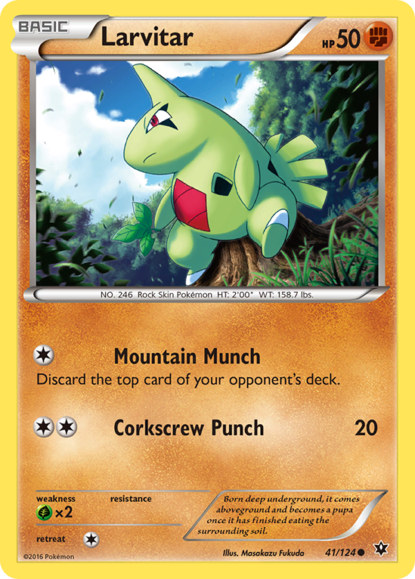 41/124 Larvitar Common Fates Collide