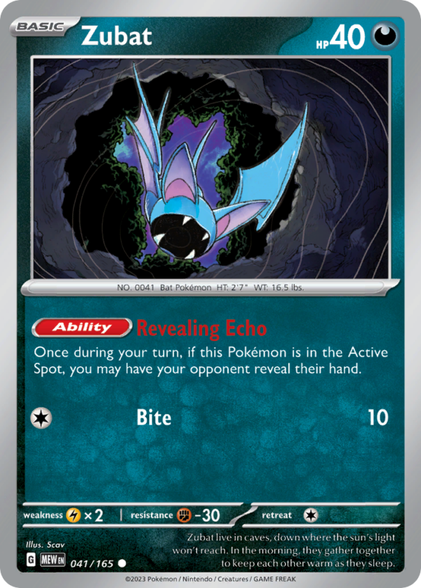 41/165 Zubat Common 151