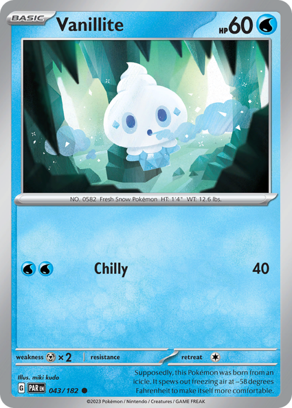 43/182 Vanillite Common Paradox Rift