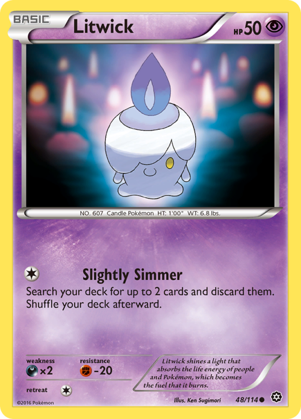 48/114 Litwick Common Steam Siege