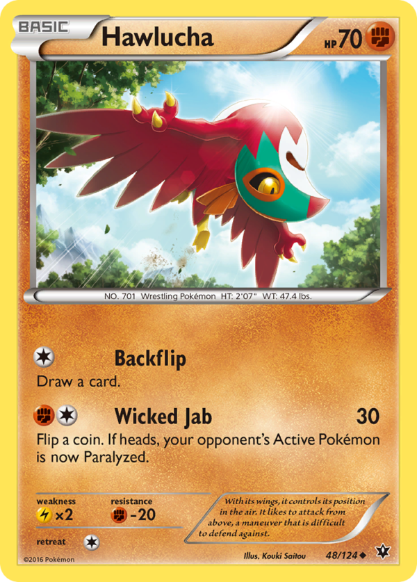 48/124 Hawlucha Uncommon Fates Collide