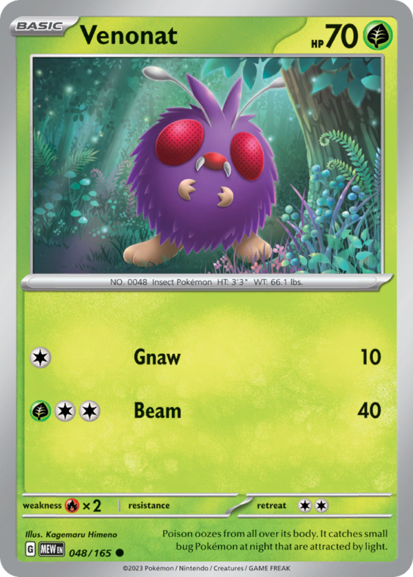 48/165 Venonat Common 151