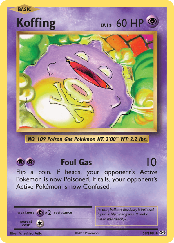 50/108 Koffing Uncommon Evolutions