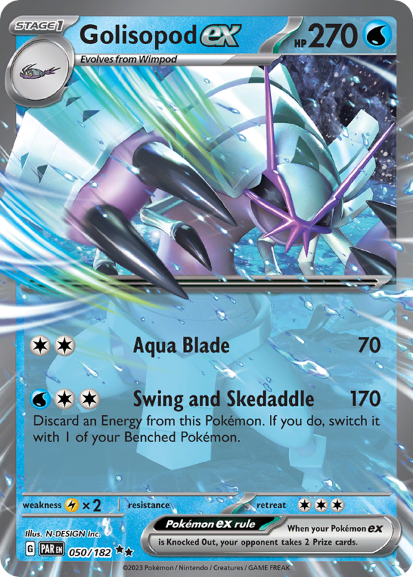 50/182 Golisopod ex Double Rare Paradox Rift