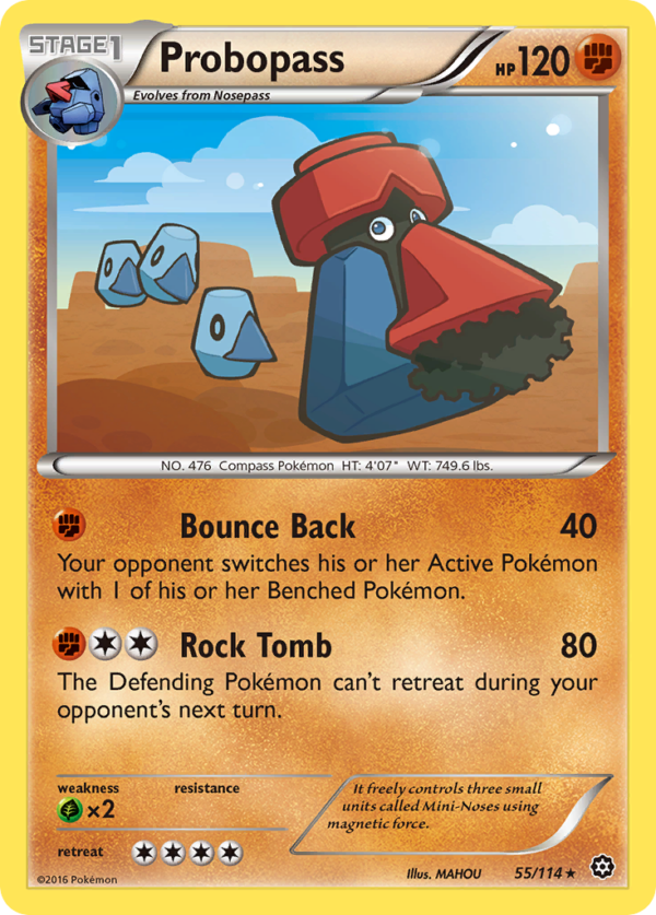 55/114 Probopass Rare Steam Siege