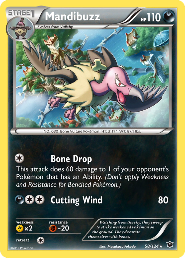 58/124 Mandibuzz Rare Fates Collide