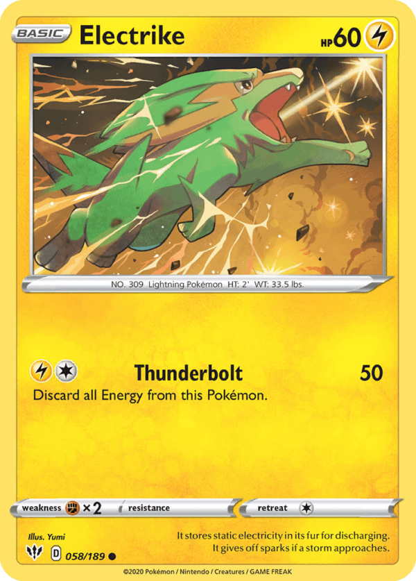 58/189 Electrike Common Darkness Ablaze