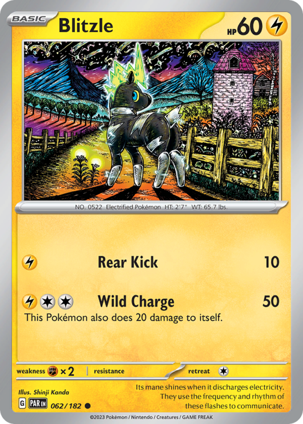 62/182 Blitzle Common Paradox Rift