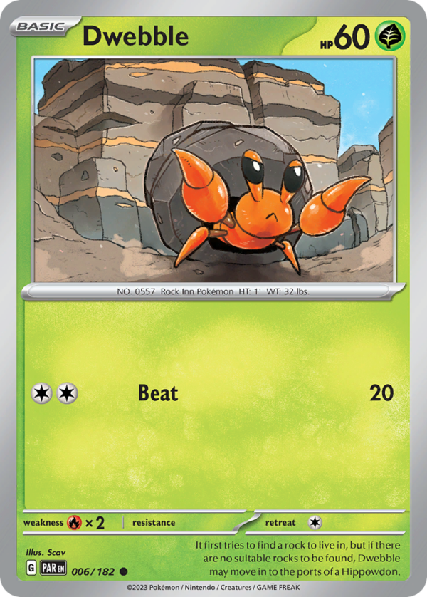 6/182 Dwebble Common Paradox Rift